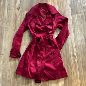 Gorgeous red rain coat